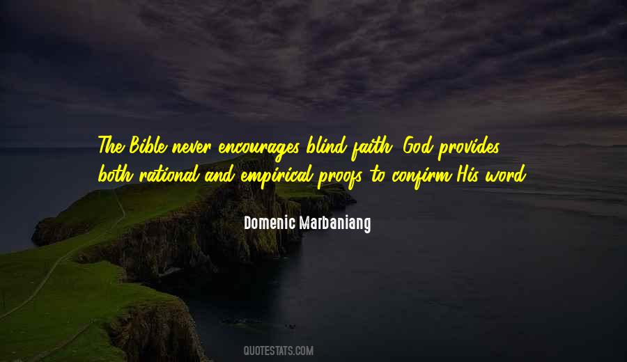 Quotes About Blind Faith #449566