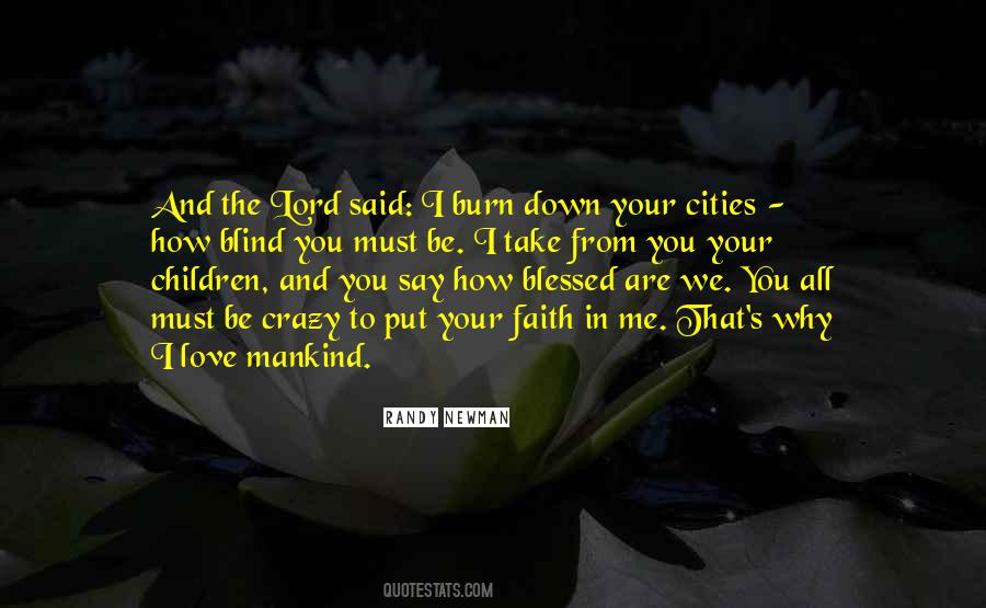 Quotes About Blind Faith #614950