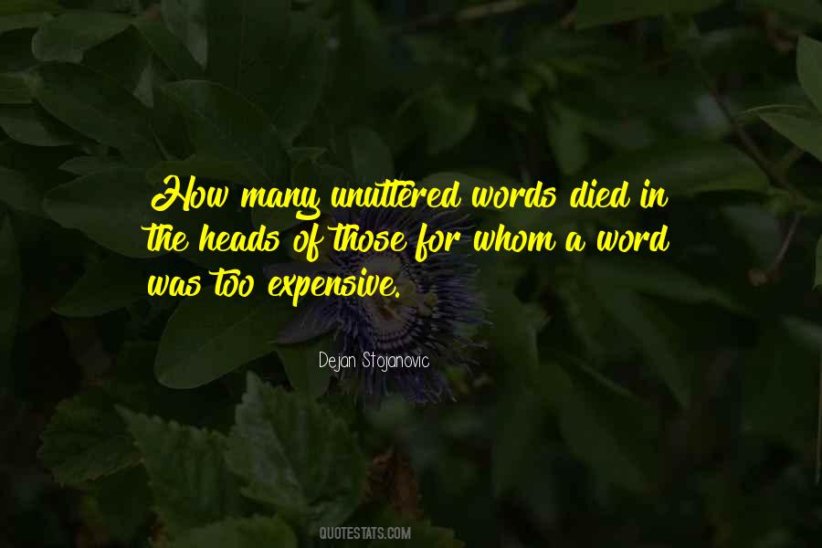Quotes About Too Many Words #1696891
