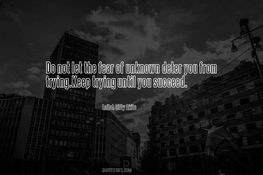 Quotes About Trying Until You Succeed #1743437