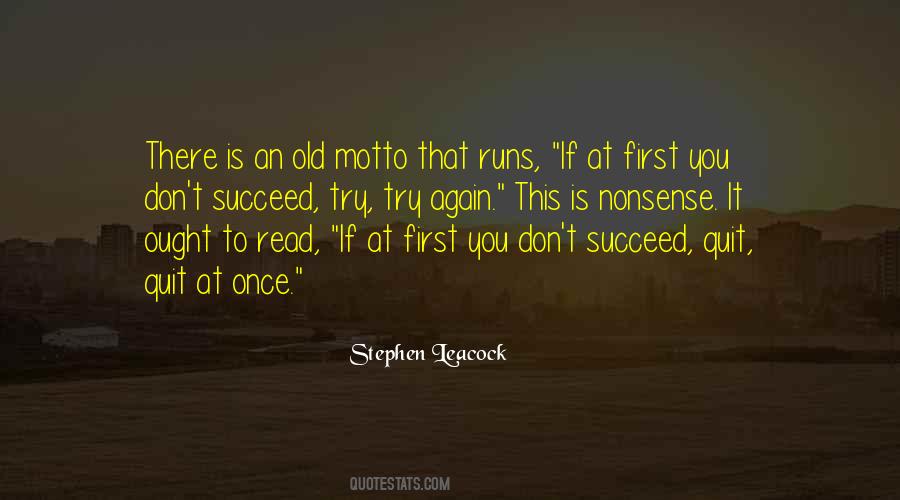 Quotes About Trying Until You Succeed #396084