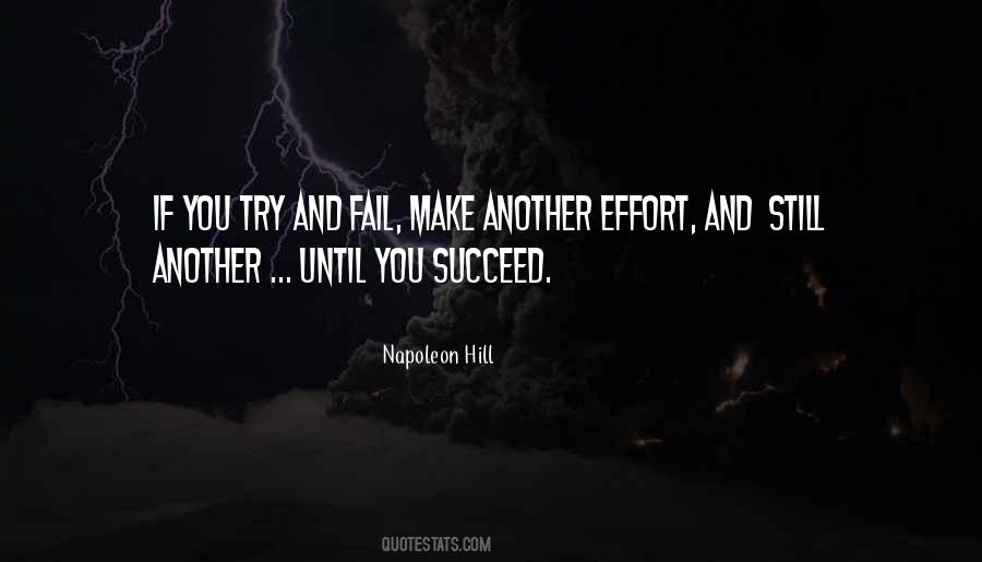 Quotes About Trying Until You Succeed #979575