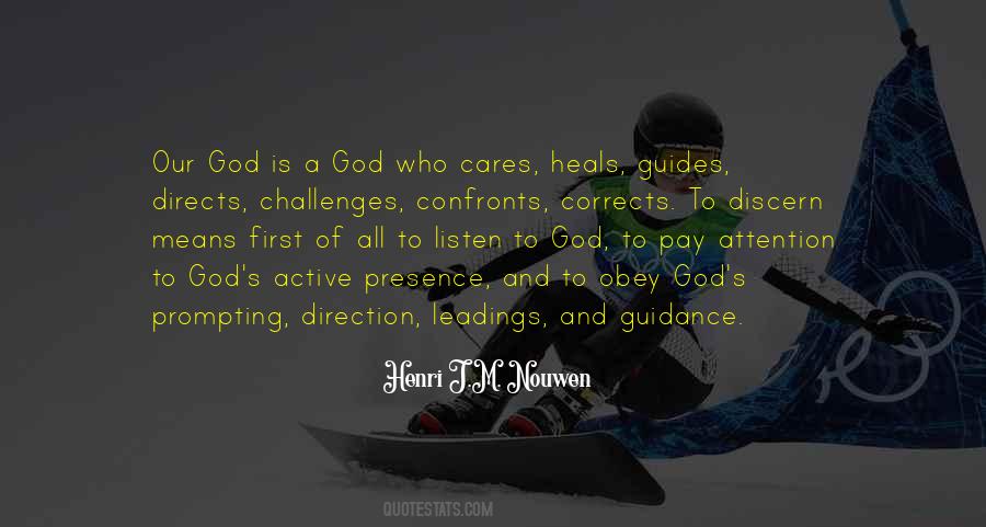 Quotes About Guidance Of God #1237855