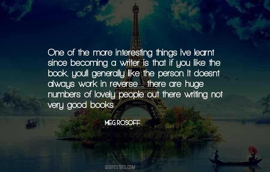 Quotes About Writing A Good Book #1605661