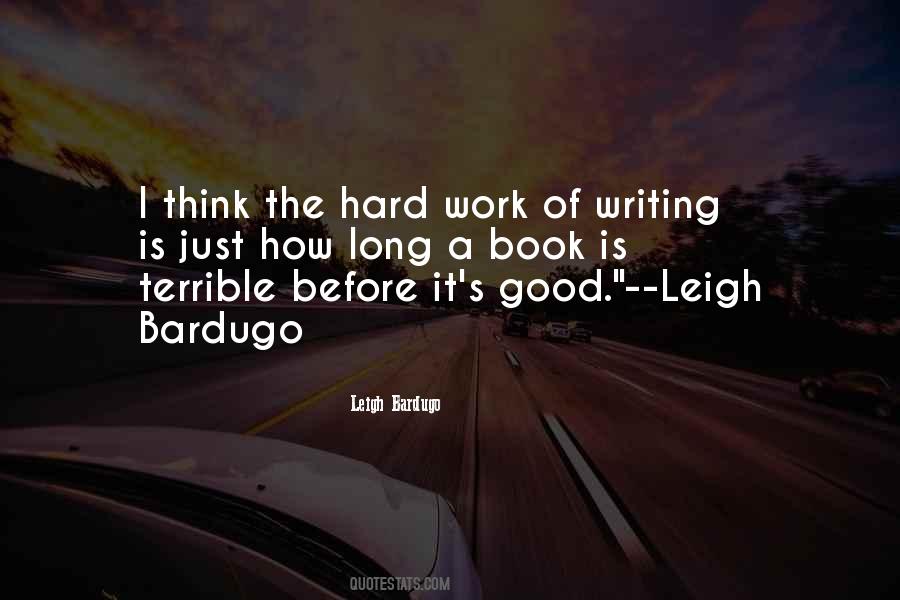 Quotes About Writing A Good Book #1640059