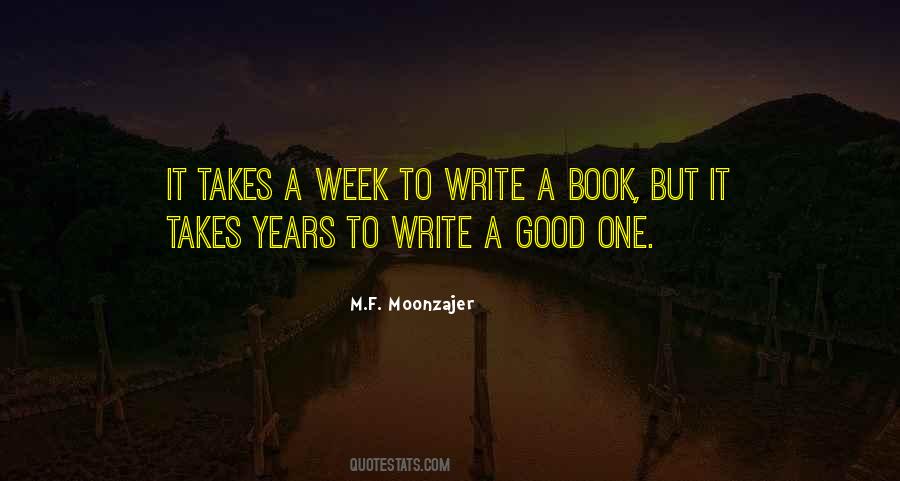 Quotes About Writing A Good Book #280394