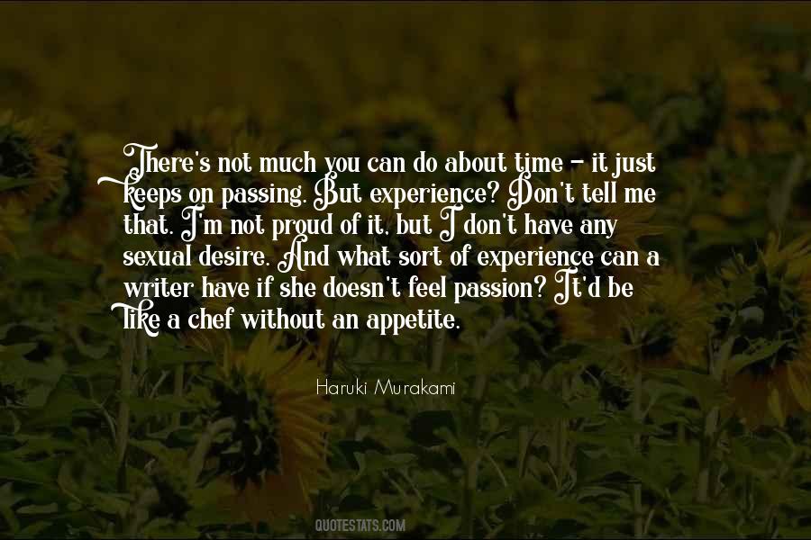 Sexual Experience Quotes #1012046