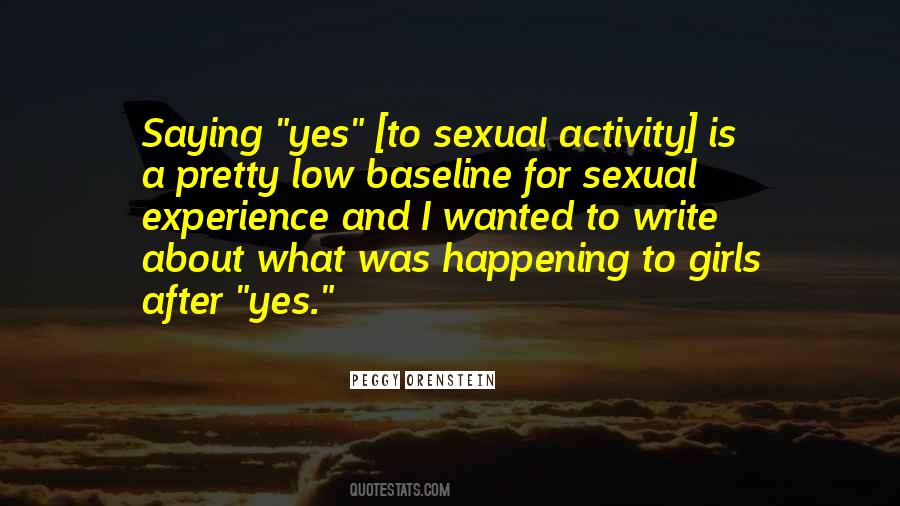 Sexual Experience Quotes #1835155