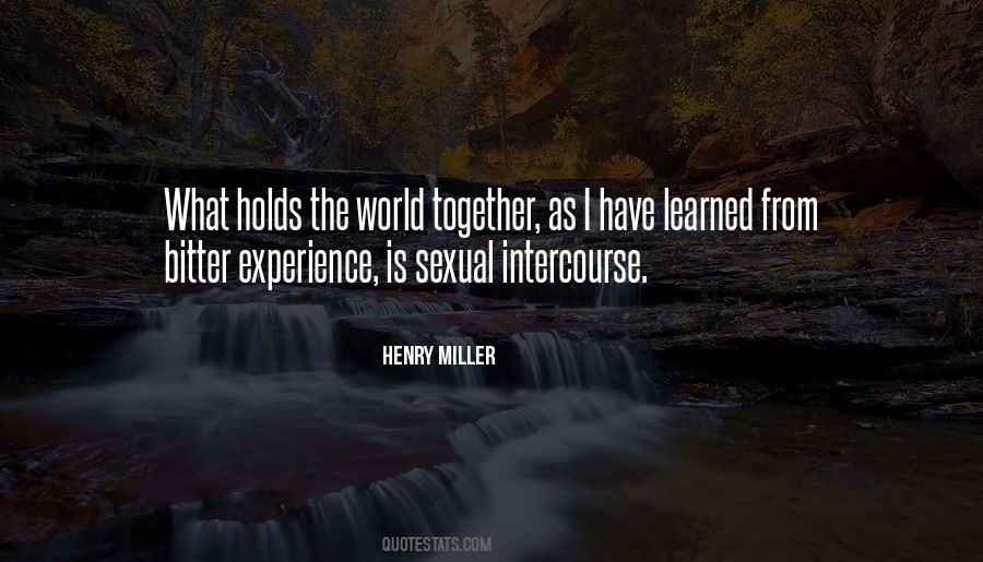 Sexual Experience Quotes #394216