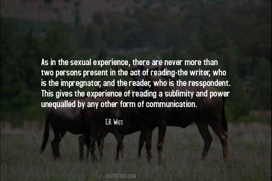 Sexual Experience Quotes #589898