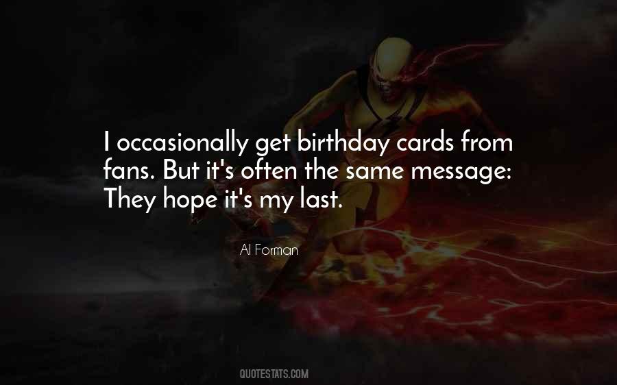 Quotes About Birthday Message #729588