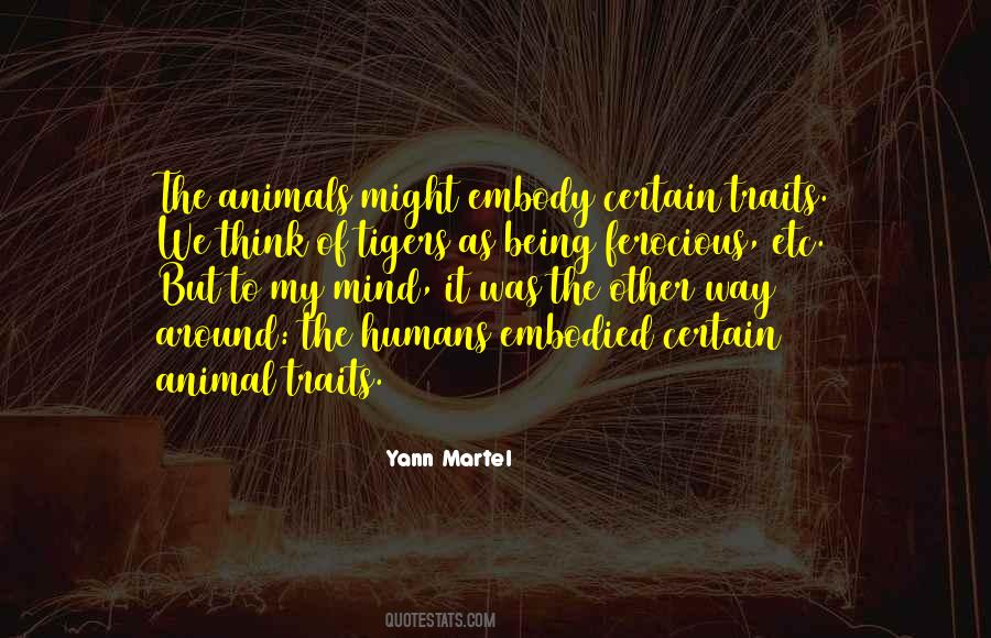 Thinking Animal Quotes #31751
