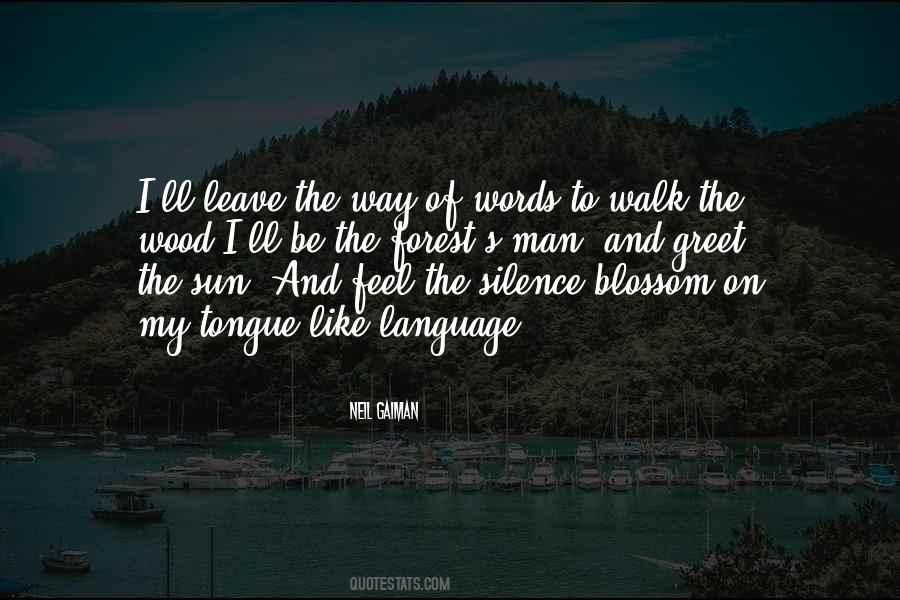 Language Of Silence Quotes #1657956