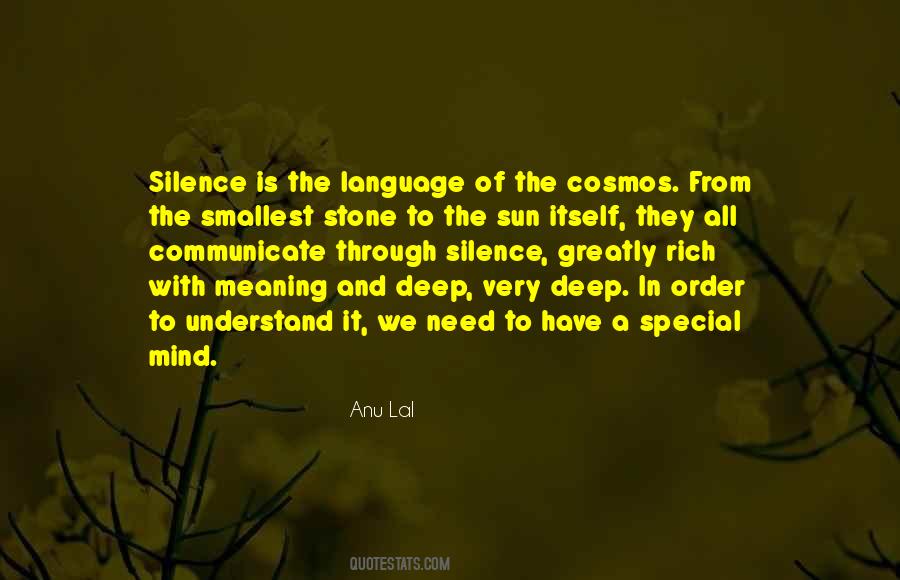 Language Of Silence Quotes #977599