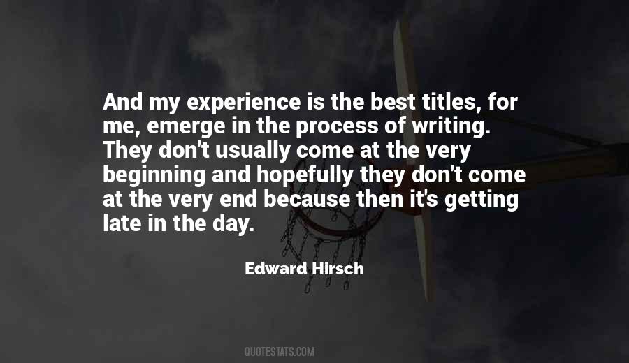 Quotes About Process Of Writing #1611150