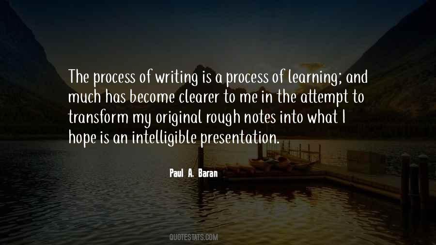 Quotes About Process Of Writing #804836