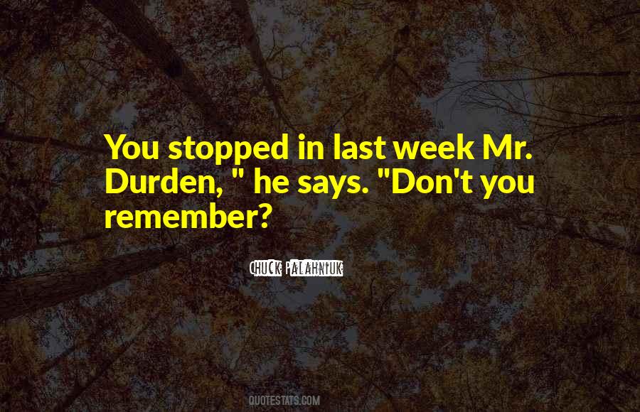 Last Week Quotes #1140927