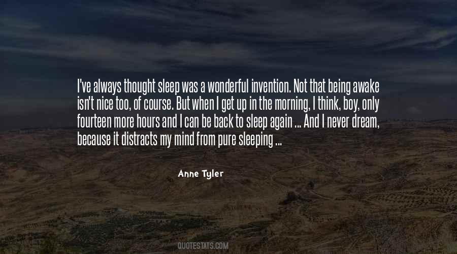 Quotes About Sleeping Well #95166