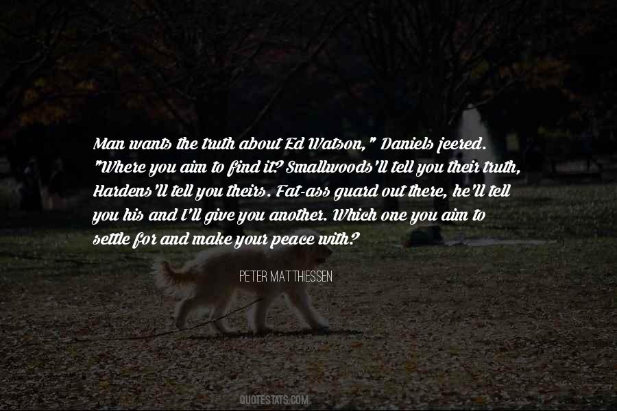 Truth And Peace Quotes #328086