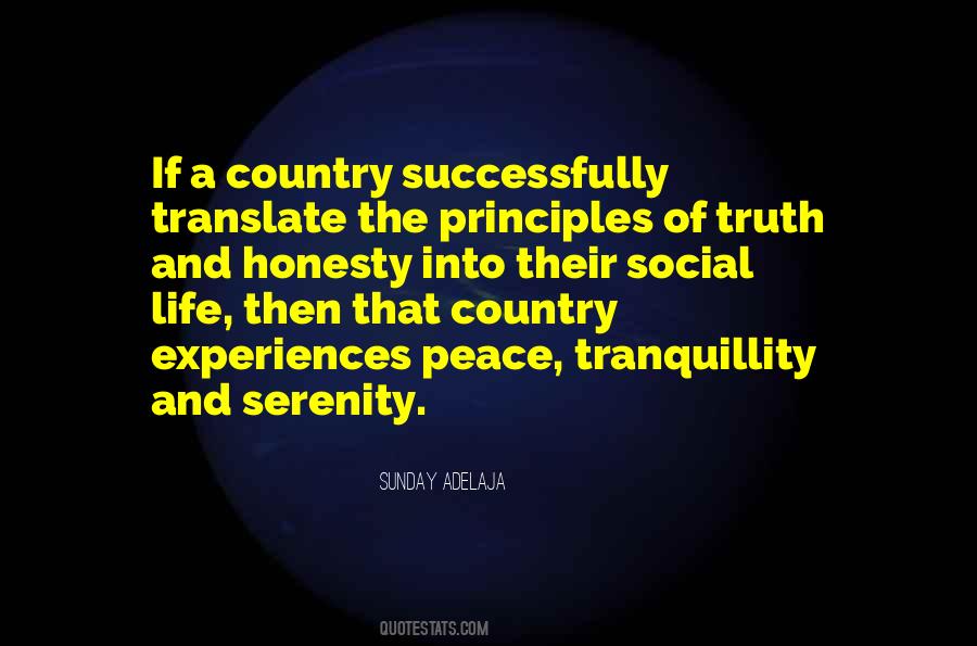Truth And Peace Quotes #443163