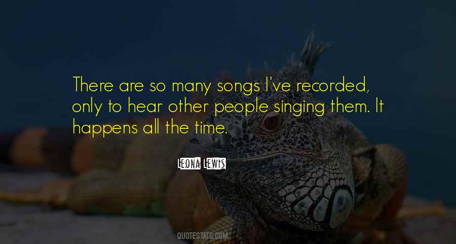 Quotes About Songs #1879460