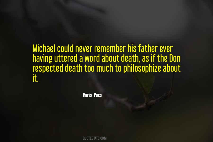 Quotes About A Father's Death #583220