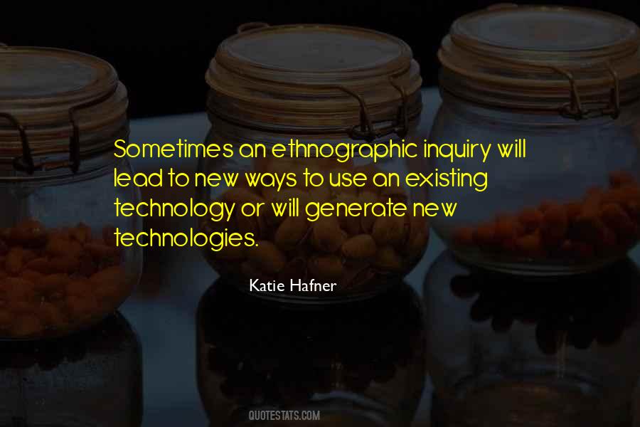 Quotes About New Technologies #403071