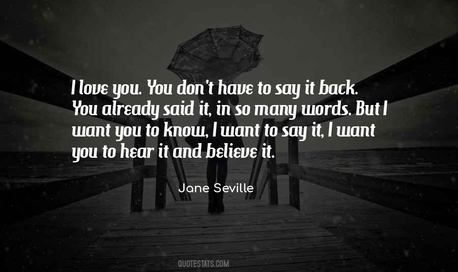 I Love You You Quotes #1021882