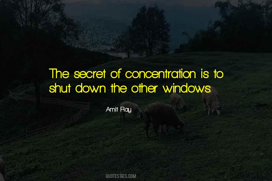 One Pointed Concentration Quotes #27592