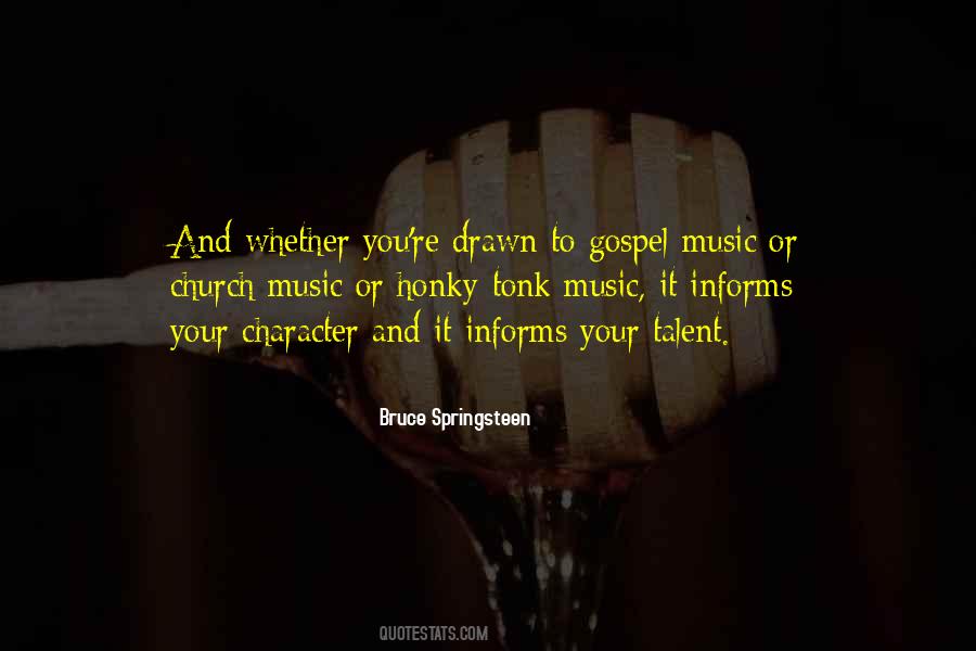 Quotes About Talent And Music #279999