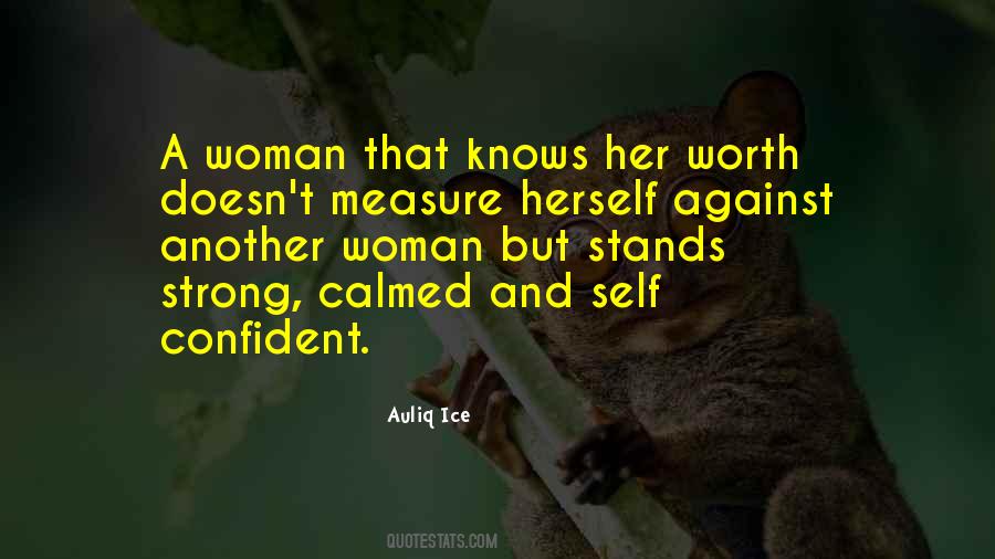 Quotes About A Woman's Worth #1038829