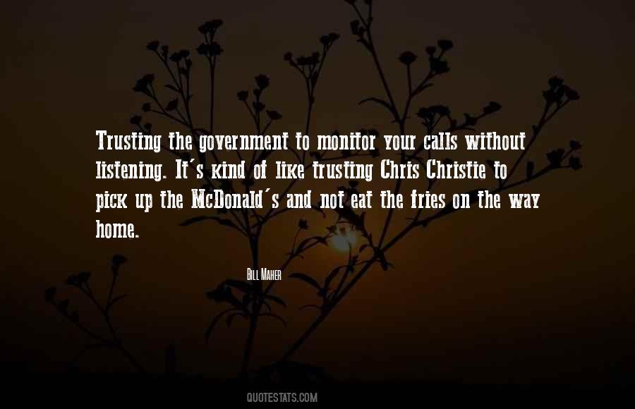 Quotes About Not Trusting Government #1343264