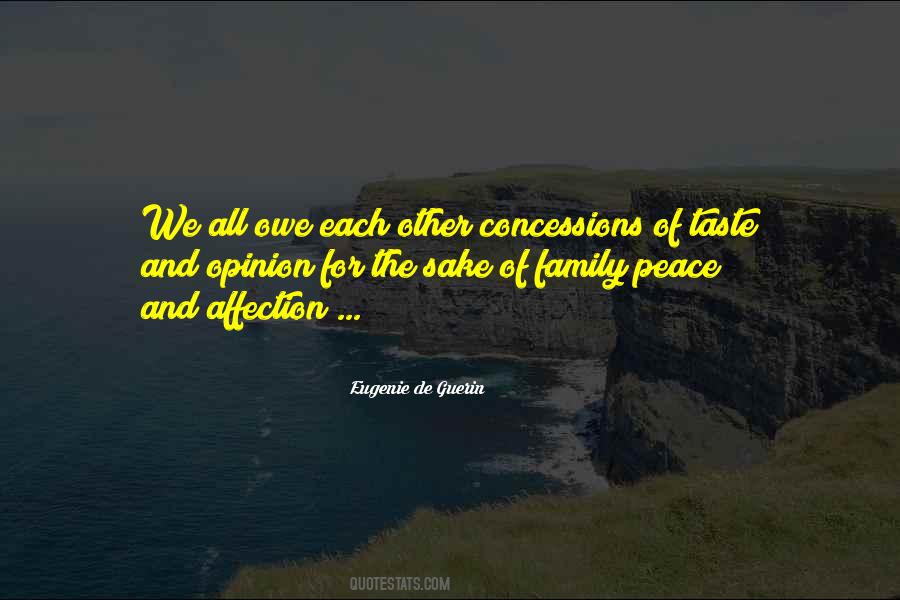 Family Peace Quotes #1434583