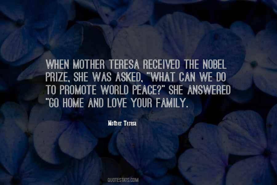 Family Peace Quotes #204044