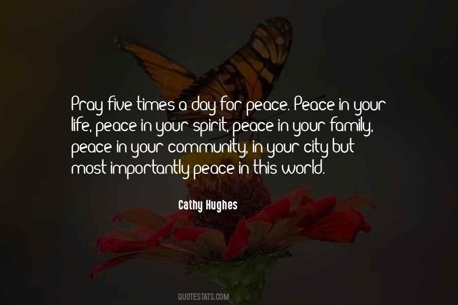 Family Peace Quotes #394330