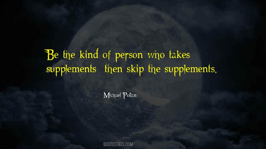 Quotes About Supplements #1203357