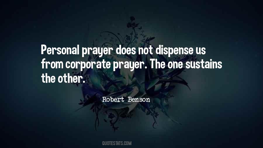 Quotes About Corporate Prayer #35859