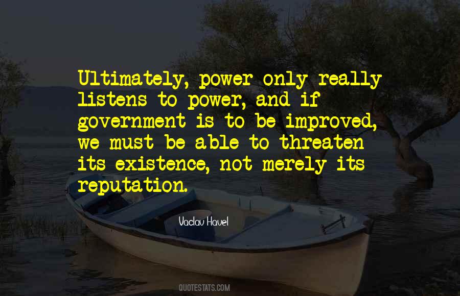 Government And Power Quotes #117860