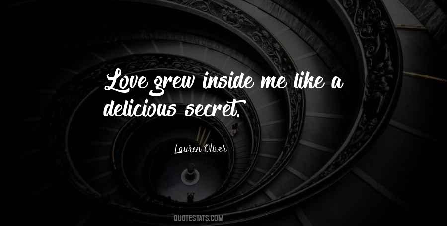 Love Secret Quotes #124640