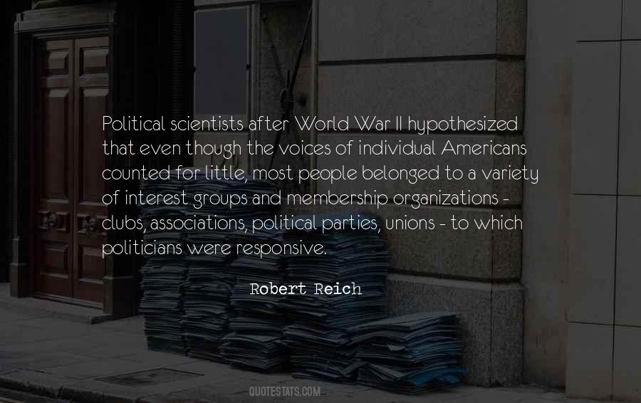 Political Groups Quotes #344954