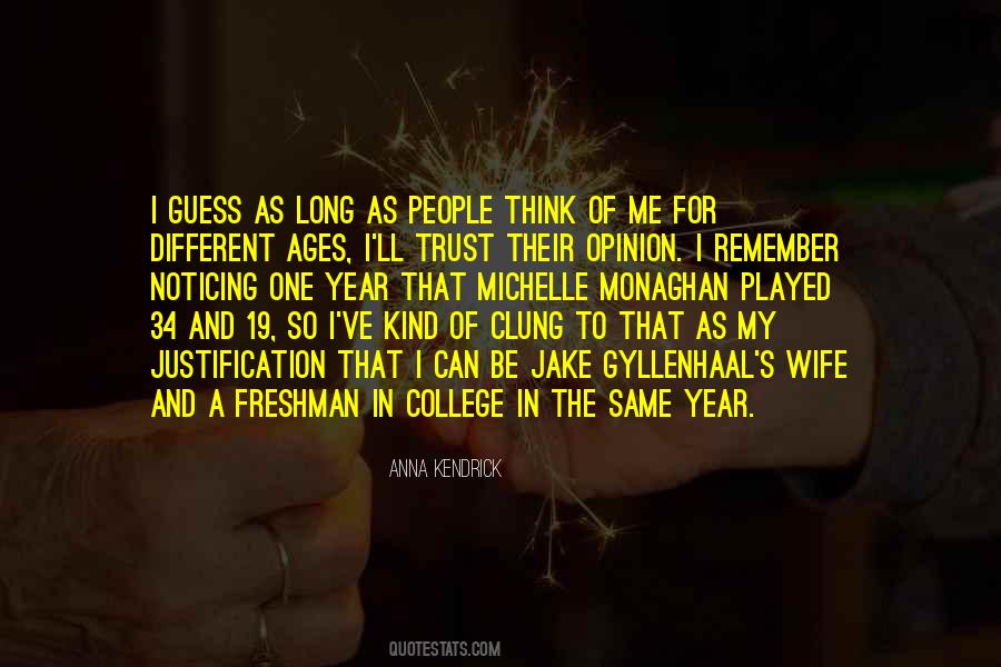 Quotes About Freshman Year Of College #551178