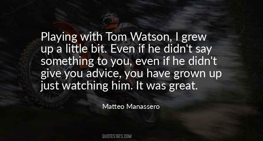 Quotes About Watson #1458071