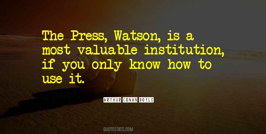 Quotes About Watson #1587188