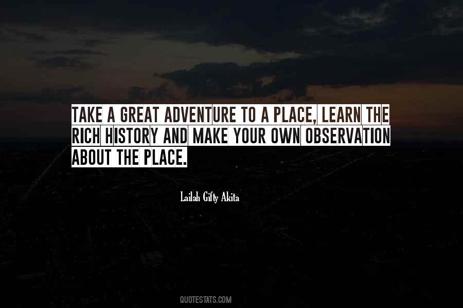 Quotes About Adventure Together #53334