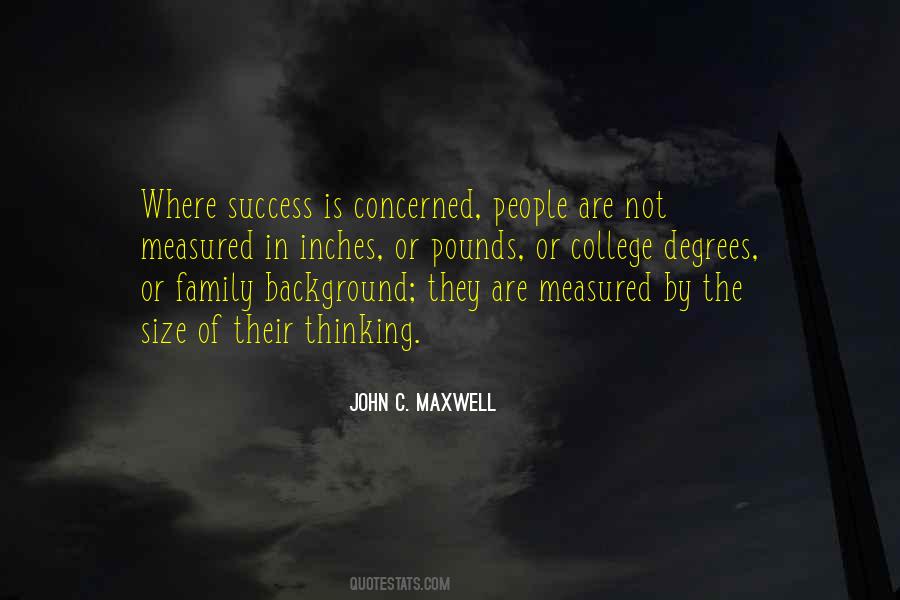 Quotes About Success Is Not Measured #1123021