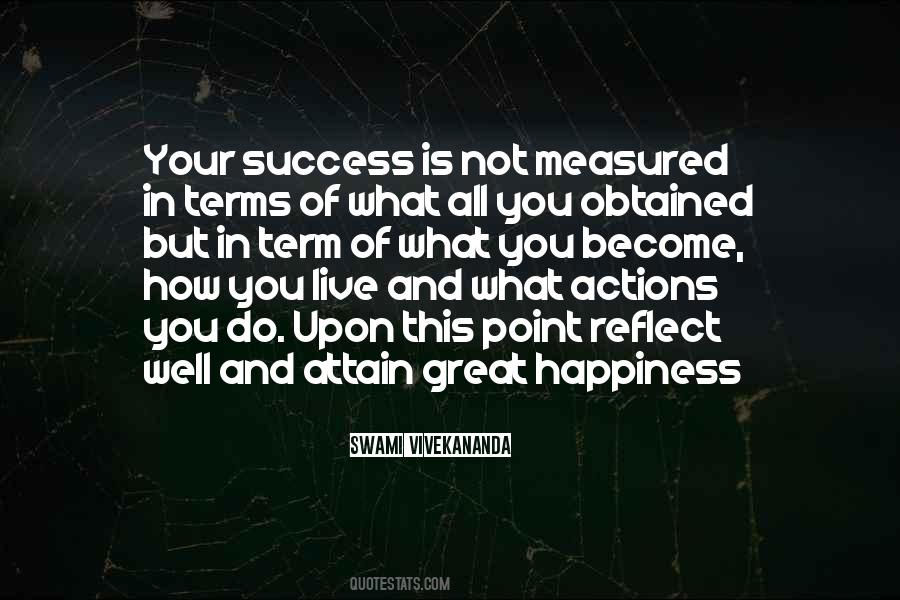 Quotes About Success Is Not Measured #1497394