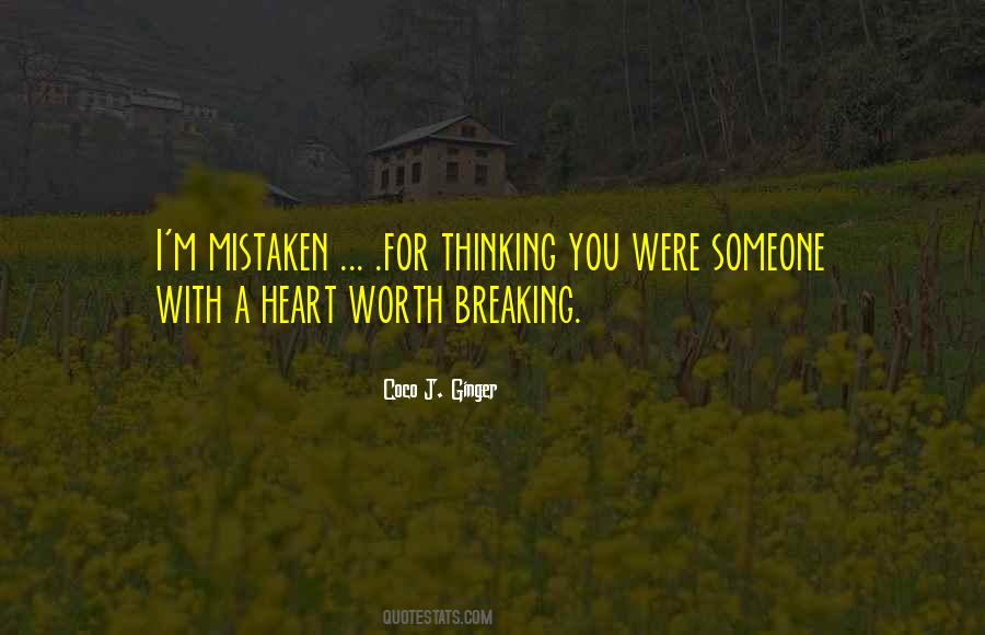 Love Mistaken Quotes #729159