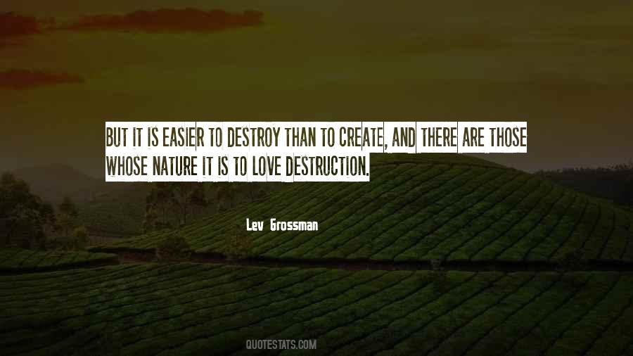 Quotes About Love Destruction #1524387