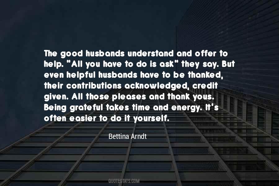 Quotes About Helpful Husbands #1431259