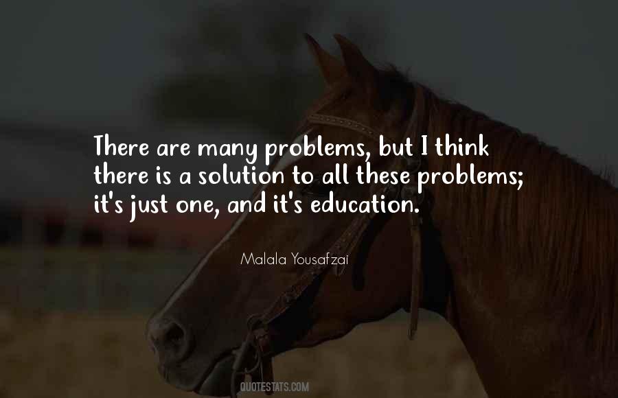 Quotes About Education Problems #985357